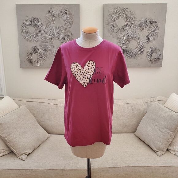 Teedino 'Be Kind ' Crewneck Tee sz XL - Picture 1 of 9